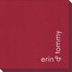 Corner Text with Ampersand Linen Like Napkins Image 1 of 2